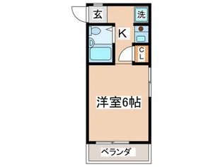 ファミール飛鳥【2階】の間取り
