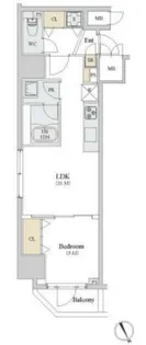 ロイジェント新橋【2階】の間取り
