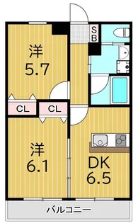 アステリア【3階】の間取り