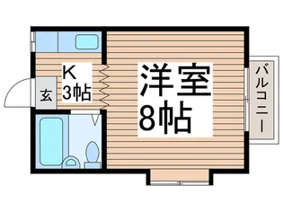 コ-ポ平岡2号館【2階】の間取り