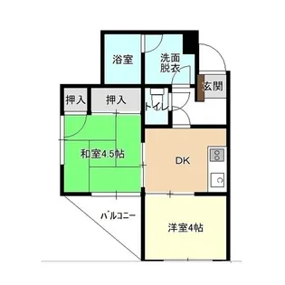 新宿マンション【3階】の間取り