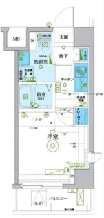レグゼ梶ヶ谷【5階】の間取り