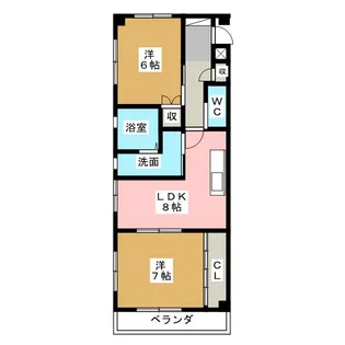 ソレーユFUJI【1階】の間取り