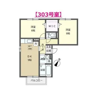 ルミエール A棟【3階】の間取り