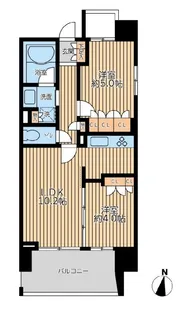 ドゥーエ両国II【2階】の間取り