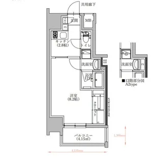TENAS泉【11階】の間取り