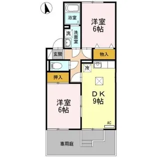 ベルウッド A【1階】の間取り