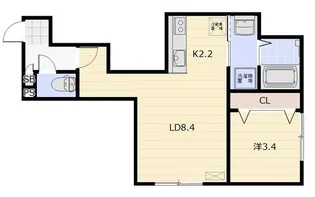 Fair Wind(フェア ウィンド)【3階】の間取り