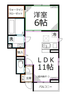 Liberte国立【1階】の間取り