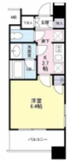 タワービューレジデンス吾妻橋【3階】の間取り