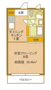 スカーレットハイム【1階】の間取り