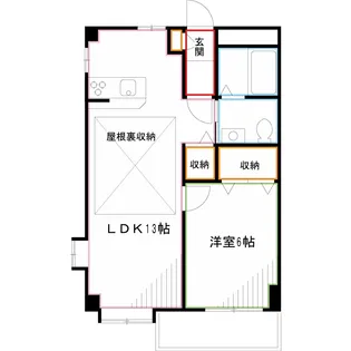 ヴィラアイダB【2階】の間取り