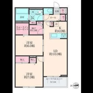 SOLANAII【2階】の間取り