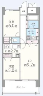 ラフィーネレジデンス【4階】の間取り