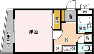 アスターMマンション【1階】の間取り
