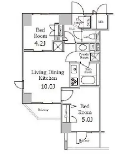 レジディア千駄木【3階】の間取り