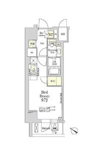 THE CLASS MINAMIAZABU【3階】の間取り