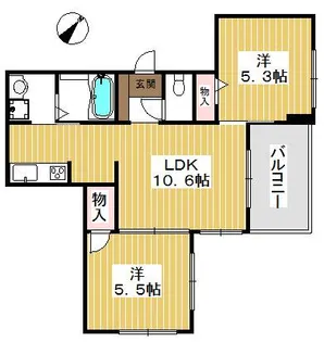 La・Casita【2階】の間取り