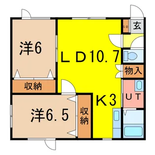 Sun Noble【1階】の間取り