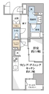 ソルティア京都四条堀川【11階】の間取り