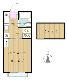 ラサール聖蹟2【2階】の間取り