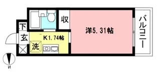 パールハイツ向ヶ丘【2階】の間取り
