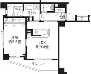 クリオ渋谷ラ・モード【5階】の間取り