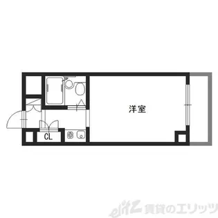 シティパレス南千里【3階】の間取り