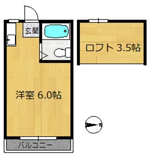 ロフティーチェリー【1階】の間取り