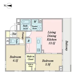 グラン フェリーチェ【3階】の間取り