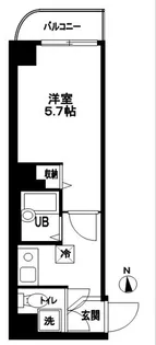 エクスクルーシブアイディ両国【7階】の間取り