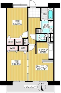 コーポレート上戸田【8階】の間取り