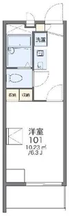 レオパレス聖蹟ロイヤルハイツ【3階】の間取り