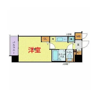 トーシンフェニックス芝浦ベイフォート【8階】の間取り