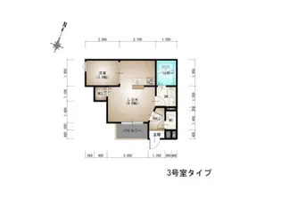 REGALEST 長束西【1階】の間取り