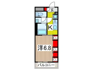 リブリ・richeVII【1階】の間取り