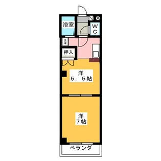 セレニール諸の木【2階】の間取り