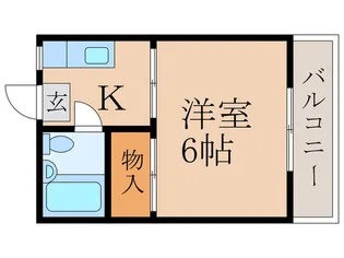 パピヨンベ-ル2【2階】の間取り