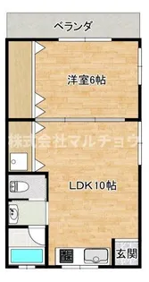 ハイツ善隣【1階】の間取り