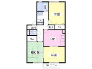 メゾンベールSATOU【1階】の間取り