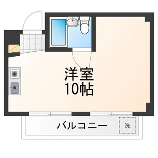 ハイツ藤浪【3階】の間取り