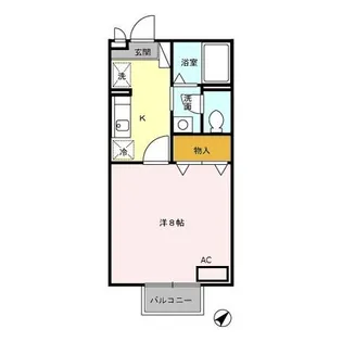 セジュールSE【1階】の間取り