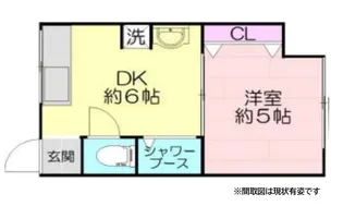 石井荘【2階】の間取り