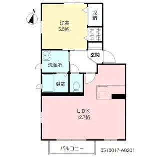 フェリーチェII【2階】の間取り