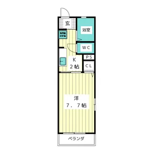 アプリコット【2階】の間取り