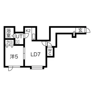 MKガーデン北39【2階】の間取り