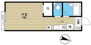 メゾンヴェルツ【2階】の間取り