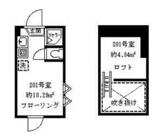 ソフィアリベルテ【2階】の間取り
