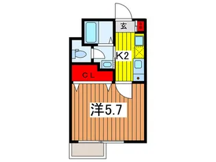 ルーチェ大宮【5階】の間取り