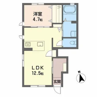 フォン・ボルタ A棟【1階】の間取り